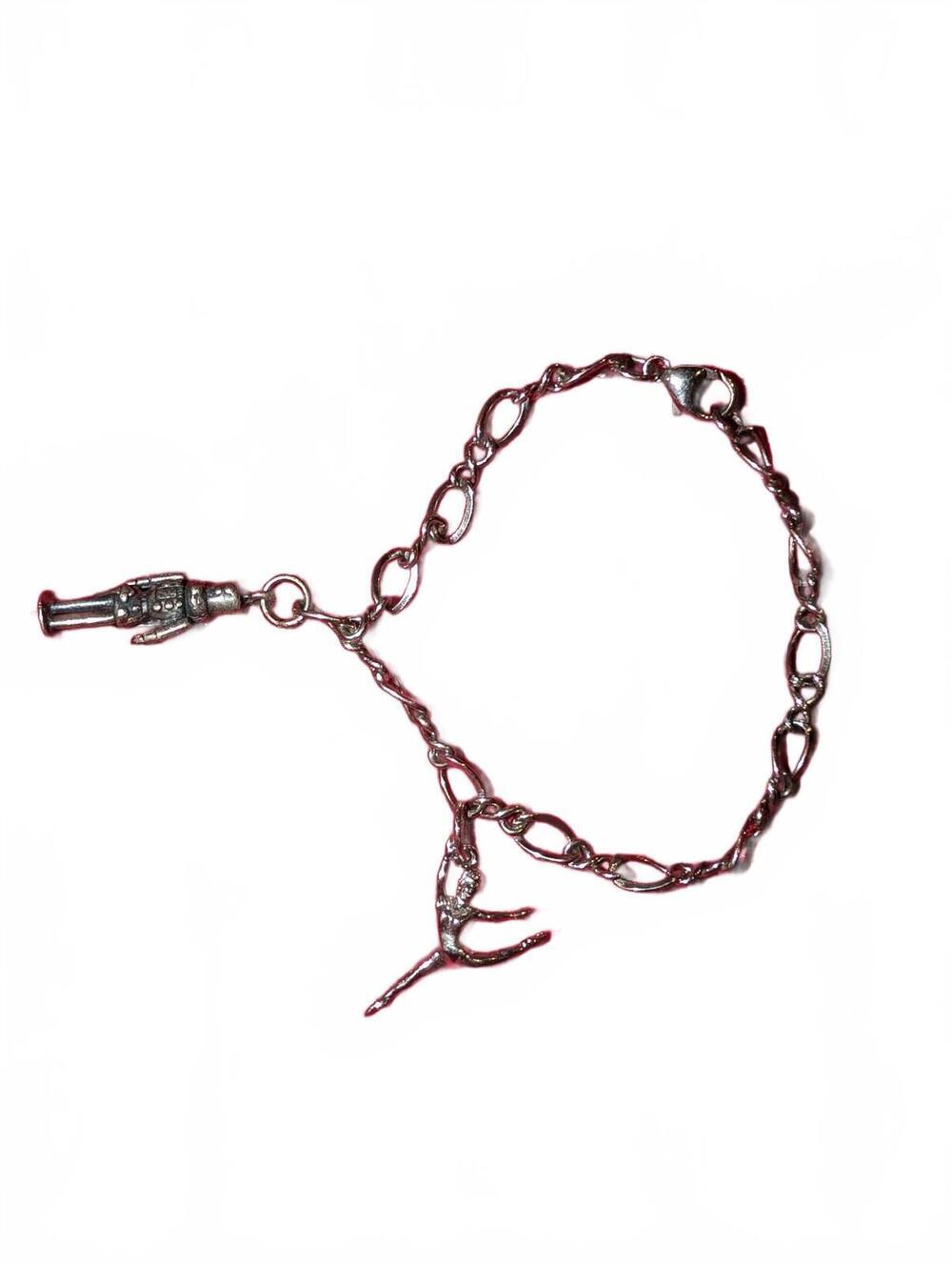 Silver Charm Bracelet with Nutcracker and Dancer Charms